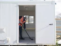 Nettoyage bungalow cantonnement chantier BTP